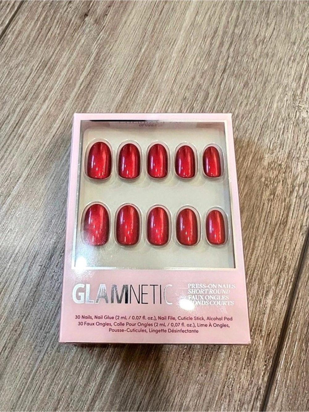 Glamnetic Red Confidence Red Press-On Nails
